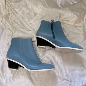 Camper Brooke blue colorblock boots size 41